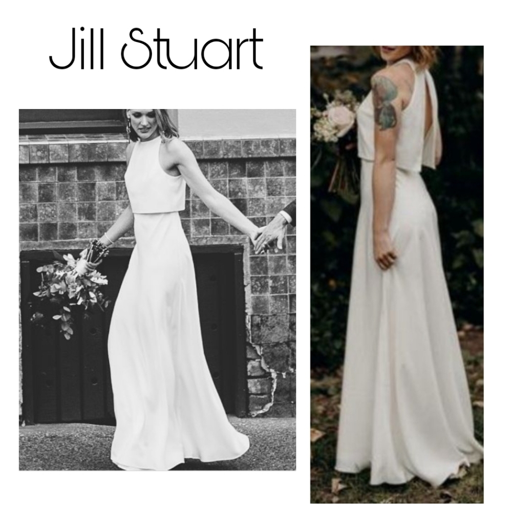 Jill Stuart White Wedding Dress